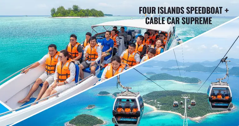 Trip 2: Four Islands Speedboat + Cable Car Supreme